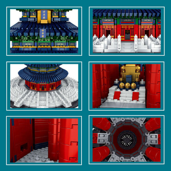 Mould King  Architecture Temple of Heaven Modell Nr. 22009 – Bild 5