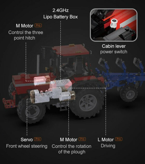 CaDa Master Technik RC Farm Traktor Modell Nr. C61052 – Bild 7
