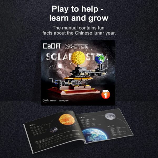 CaDa Solarsystem Sonne Mond Erde Modell Nr: C71004 – Bild 5