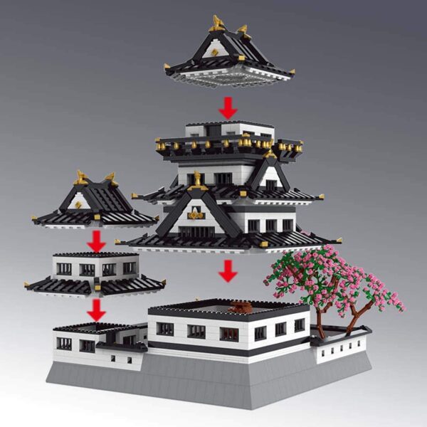 Mould King Himeji Castle Modell Nr. 22006 – Bild 3
