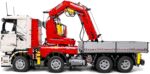 Mould King 19002 Technik Kran LKW Modell, 8238 Teile Technologie Pneumatischer Kranwagen, mit Fernbe – Bild 2
