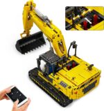 Mould King 17032 Technik Ferngesteuerter Raupenbagger Modell mit App Dual Control – Bild 4