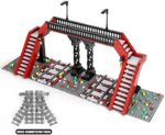 Mould King 12008 Eisenbahnüberführung, 655 Teile World Railway Series – Bild 4