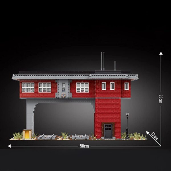 Mould king 12009 Zugbahn Signalturm World Railway Series Modellbausatz 1809 Teile – Bild 6