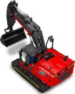Mould King 17033 Roter Ferngesteuerter Bagger mit 1828 Teile Technik , mit Motoren und Fernbedienung