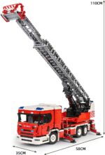 Mould King 17022 Technik Feuerwehrauto LKW Bausatz, 4886 Teile