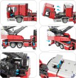 Mould King 17022 Technik Feuerwehrauto LKW Bausatz, 4886 Teile – Bild 2