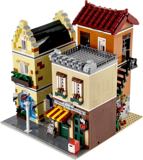 Mould King 16008 Modular Building Cafe Coffee House LED Beleuchtung 3103 Teile – Bild 5