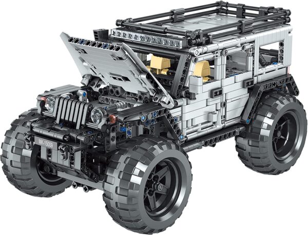 Mould king 15009 Technik Ferngesteuertes SUV Geländefahrzeug ModellBauset, 1288 Teile Off-Roader, Fe – Bild 4