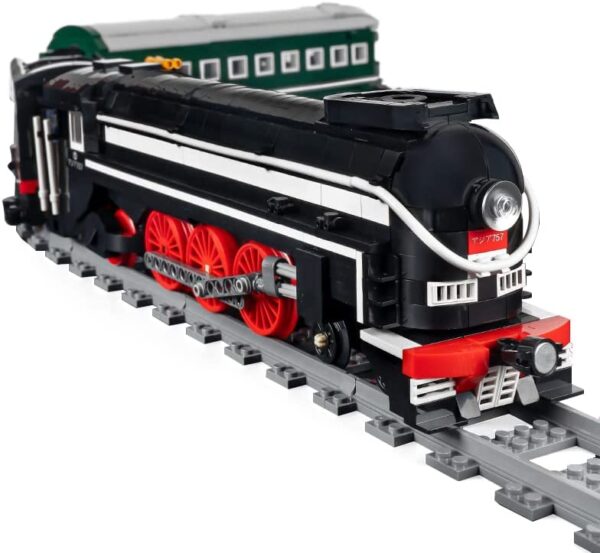 Mould King Dampflokomotive Bausteine Kinder Spielzeug 12005 – Bild 3