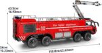 Mould King 19004 Technik Flughafen Löschfahrzeug Mit 13 Motoren, 6653 Teile,  Technic, Kompatibel mi – Bild 5