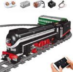 Mould King Dampflokomotive Bausteine Kinder Spielzeug 12005