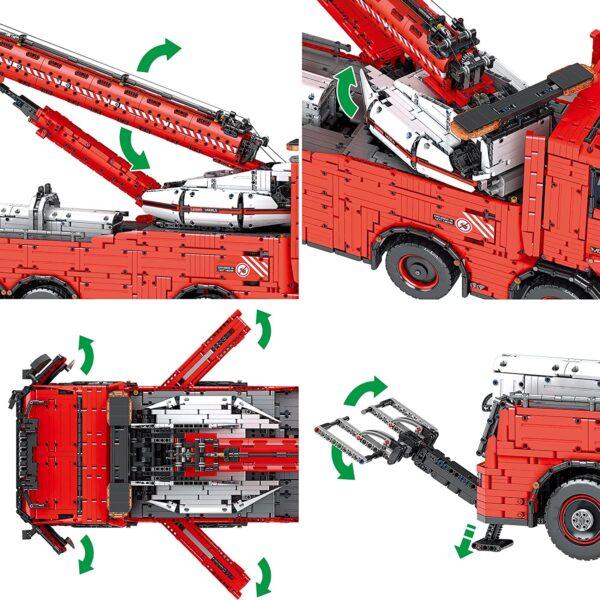 Mould King 19008 - Abschlepp- und Bergungs-Truck RC, 10966 Teile – Bild 3