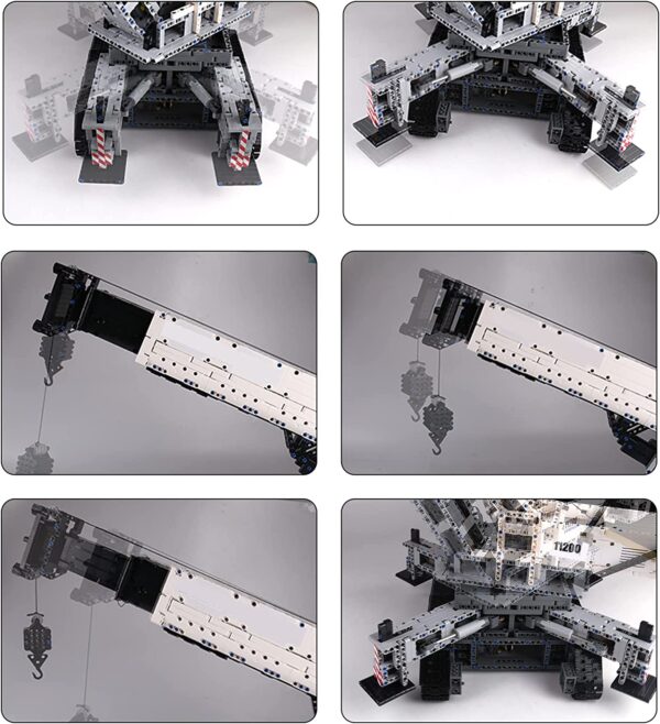 MOULD KING.17002  RAUPEN KRAN MODELL MOTOREN APP RC 4000+ TEILE – Bild 4