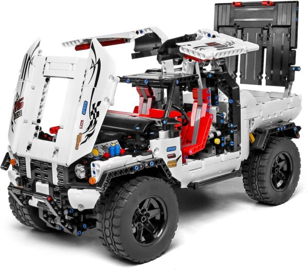 Mould King 18005 Technik Ferngesteuert Geländewagen Bausteine, 2013 Teile Technologie Auto Modell fü – Bild 3