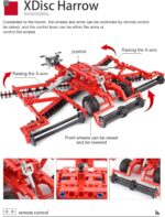 Mould King 17021 Technik Traktor Erweiterungspaket, 3098 Teile 4-in-1 Traktormodell Klemmbaustein – Bild 2