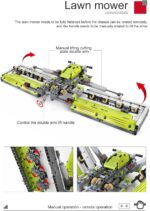 Mould King 17021 Technik Traktor Erweiterungspaket, 3098 Teile 4-in-1 Traktormodell Klemmbaustein – Bild 4