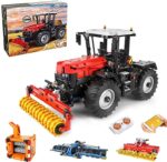 17020 Mould King Traktor mit 4 Motoren, 2716 Teile Technik Klemmbausteine 4-in-1