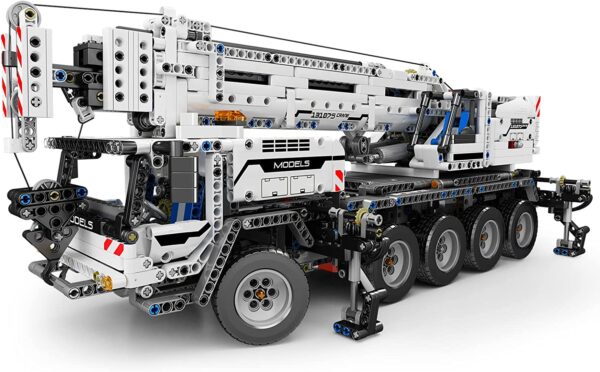 Mould King 17034 Technic Mobiler Schwerlastkran Kran, 2819 Teile, Doppelte Fernbedienung mit 4 Motor – Bild 3