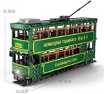 Mould King KB120 Hongkong Tramways, 2528 Teile 1:18 Technologie Modellbaustein Mit Schienenbeleuchtu