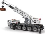 Mould King 17034 Technic Mobiler Schwerlastkran Kran, 2819 Teile, Doppelte Fernbedienung mit 4 Motor – Bild 2