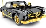 Mould King 10005 Technik Flügeltürer Oldtimer Auto für 1957 300SL, 886 teile Klemmbausteine Technik – Bild 2