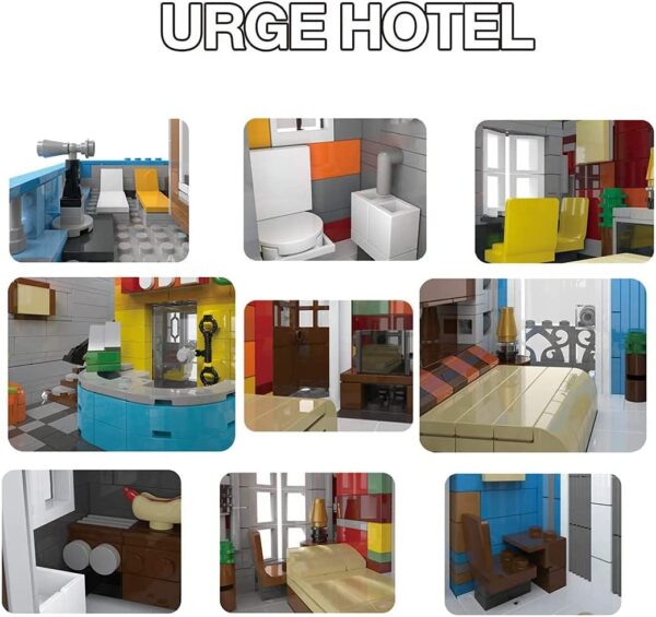 UrGe 10182 Hotel Bausatz, 4143 Teile – Bild 2