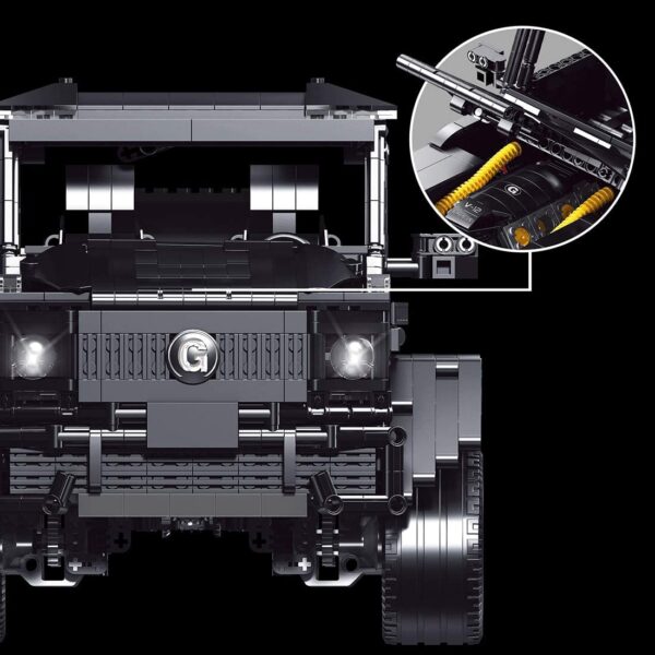 leier Geländewagen Technik Off-Roader, 2687 Teile – Bild 3