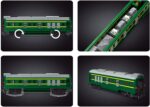 Mould King 12001CX Technik Klassiker Zug Bausatz – Bild 5