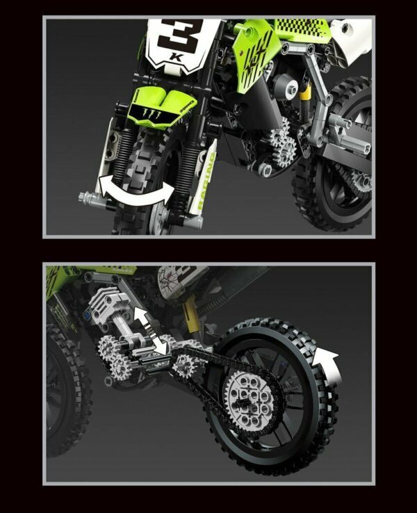 Leier 50005-1 Motorrad KX450 Klemmbausteine – Bild 4