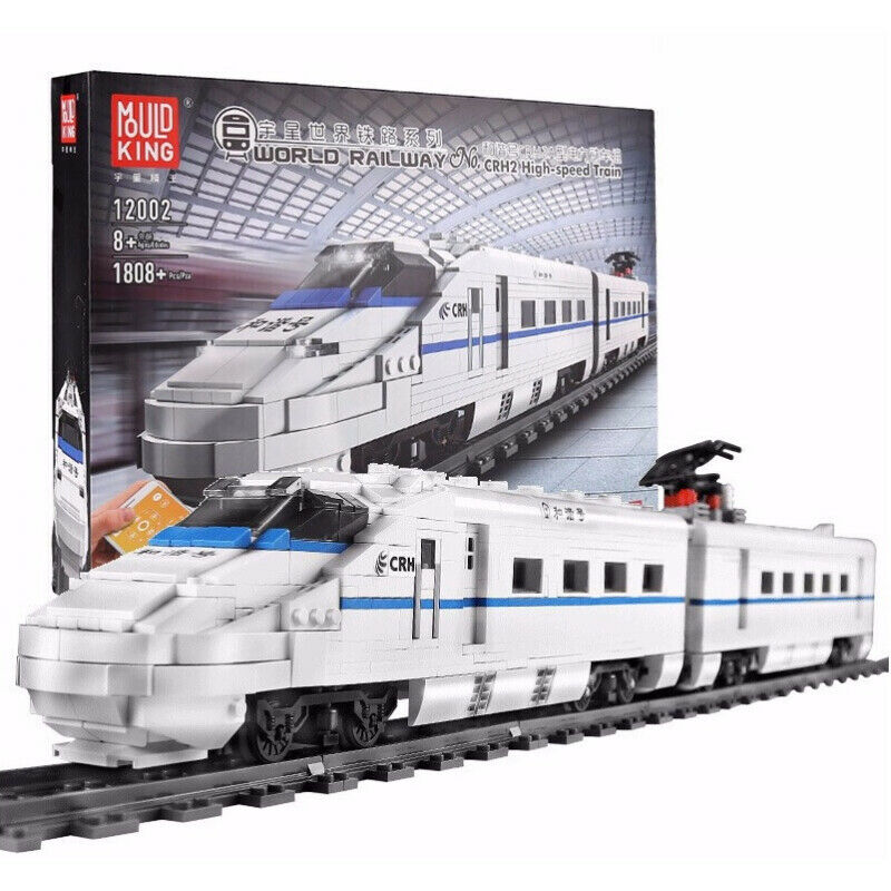 s-l1600-7Q80xKSAAxSOqk.jpg Mould King 12002 High Speed Train / Zug 1808 Teile – Bild 1
