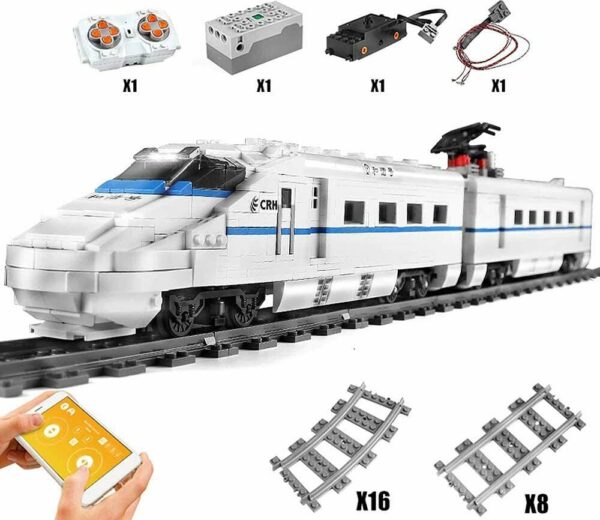 Mould King 12002 High Speed Train / Zug 1808 Teile – Bild 2