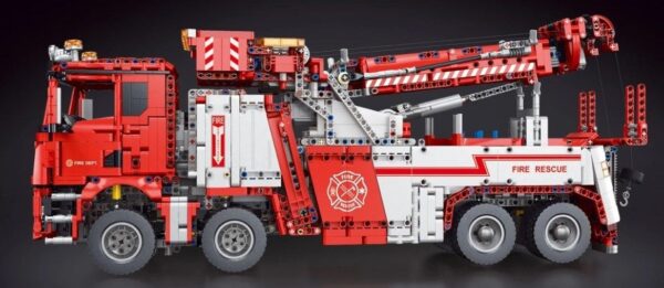 TGL T4007 | Feuerwehrkran / Fire Rescue Truck | RC | 5.030 Teile | NEU & OVP – Bild 4