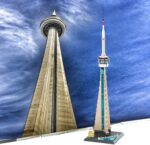 Wange 4215 Architect-Set CN Tower Toronto Modell Klemmbausteine – Bild 2