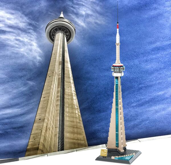 Wange 4215 Architect-Set CN Tower Toronto Modell Klemmbausteine – Bild 2