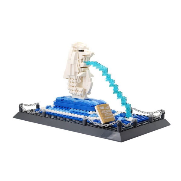 Wange 4218 Architektur Merlion Statue von Singapur – Bild 3
