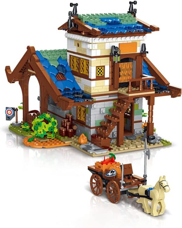 UrGe 50102 Mittelalterliche Stadt -Haus&Kutsche 1725 Teile – Bild 3