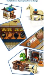 UrGe 50102 Mittelalterliche Stadt -Haus&Kutsche 1725 Teile – Bild 5