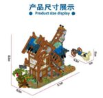 UrGe 50103 Mittelalterliche Stadt - Windmühle 1824 Teile OVP – Bild 5