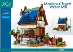 UrGe 50104 Mittelalterliche Stadt - Wassermühle 2053 Teile OVP