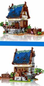 UrGe 50104 Mittelalterliche Stadt - Wassermühle 2053 Teile OVP – Bild 4