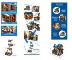 UrGe 50105 Mittelalterliche Stadt - Stallungen 2724 Teile OVP – Bild 4