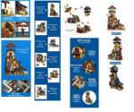 UrGe 50106Mittelalterliche Stadt - Wachturm 3061 Teile OVP – Bild 4