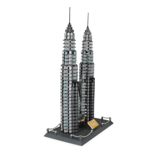 Wange 5213 Architektur Bausatz Petronas Tower 1175 Teile – Bild 2
