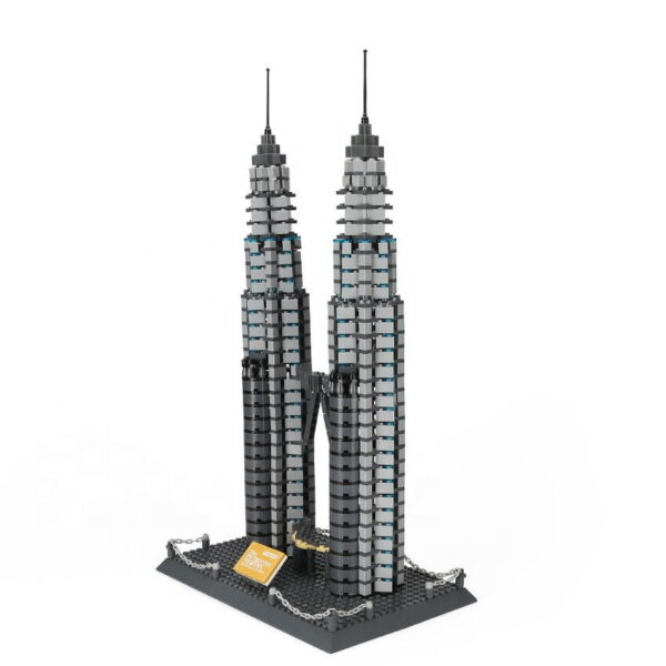 Wange 5213 Architektur Bausatz Petronas Tower 1175 Teile – Bild 3