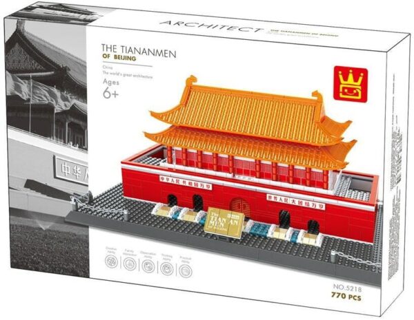 Wange 5218 Architektur Tiananmen Tower 823 Teile – Bild 3