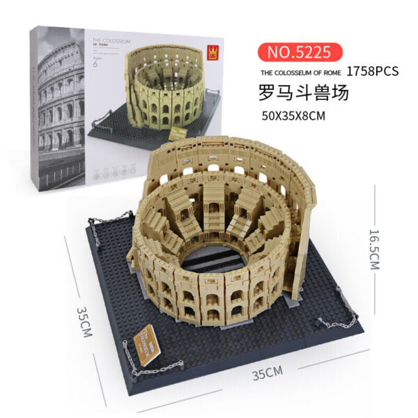 Wange 5225 Architektur Colosseum Rom 1756 Teile – Bild 3
