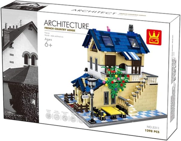 Wange 5311 Architektur Französisches Landhaus 1298 Teile / Klemmbausteine NEU – Bild 2