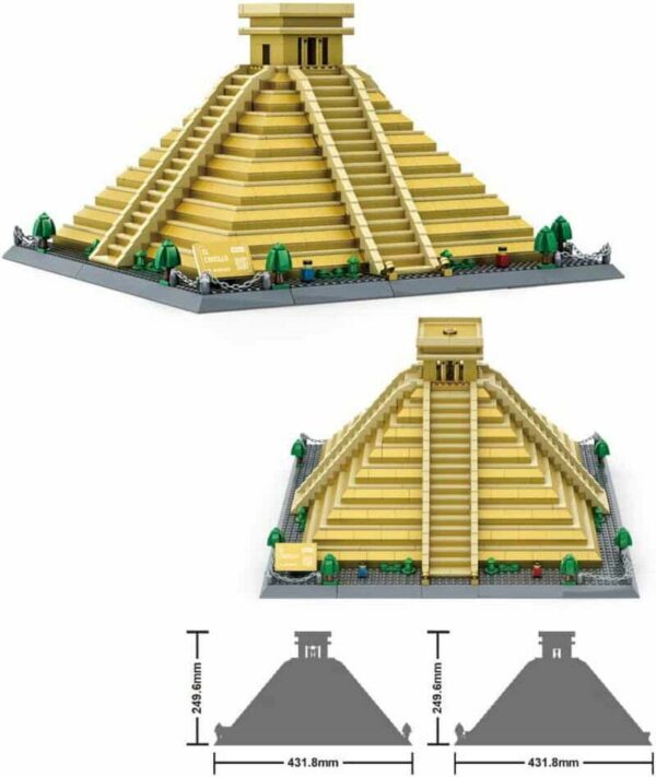 Wange 6225 Architektur El Castillo Mexiko 1340 Teile – Bild 3