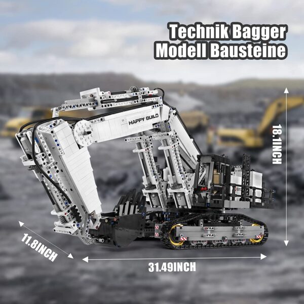 YC-GC004 Happy Build Schaufelbagger 4342 Teile – Bild 2
